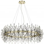 Подвесной светильник Floriane WE119.28.303 Wertmark (220V, хрусталь, на тросе)