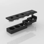 Коробка для накладного монтажа (черный) Werkel W8000008 (a053528)