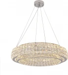 Подвесной светильник (12044/B/1P Chrome) Indigo Valore V000101L (LED, 220V, хрусталь, на тросе, круглые)