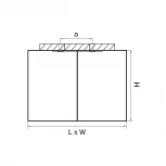 Накладной точечный светильник Lightstar Rettango 052087 (220V)