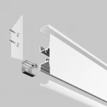 Алюминиевый профиль накладной 18x48 Maytoni Led Strip ALM-1848-W-2M