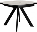 Стол DikLine B110 Хромикс белый,опоры черные