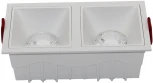 Встраиваемый светильник Alfa LED 4000K 2x15Вт 36° Dim Triac Maytoni Technical DL043-02-15W4K-D-SQ-W (220V)