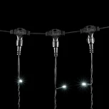 Гирлянда Занавес 2 x 1 м Белый 220В, 200 LED, Провод Черный ПВХ, IP54