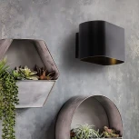 Светильник настенный Feron ML1780 Oval 48435 G9,15W, чёрный IP20 (220V)