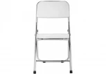 Обеденный стул на металлокаркасе Woodville Chair раскладной белый 11072