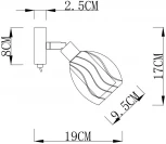 Спот Arte Lamp Biham A3184AP-1AB