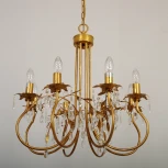 Подвесная люстра Abrasax Suzanne SD0812/8 (220V, на цепи, цветы, листья)