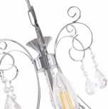 Подвесная люстра Arte Milano AM347710 347710/6 CR (220V, подвески, на цепи, подсвечник, свеча)