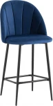 Стул полубарный Stool Group Логан велюр синий УТ000035468