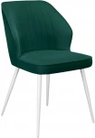 Стул 222М В10 GREEN, ножки белые Dikline 00-00064320
