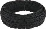 Ретро кабель витой 3х2,5 (черный) 20 м (черный) Werkel W6453308 (a051395)