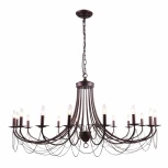 Подвесная большая люстра F-Promo Plini 2590-18P (220V, на цепи, свеча)