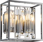 Настенный светильник Valzer V000065 (12001/2W Chrome) (220V, хрусталь)