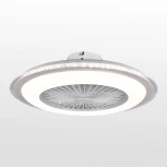 Потолочная светодиодная люстра с вентилятором Lussole Moonlight LSP-7462 (220V, круглые)