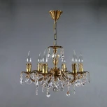 Подвесная люстра Ambiente by Brizzi Benisa 2226/6 AB New Leaf (220V, на цепи, подсвечник, свеча)