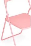Пластиковый стул Woodville Fold складной pink 15484