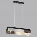 Подвесной светильник Lumion Dana 8004/3A черный/белый, черный металл/металл Е14 3*40W 220V (на тросе)