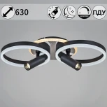 Потолочная люстра светодиодная с пультом Reluce 77797-3.3-2+2