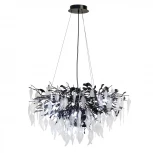 Подвесная люстра AM Group WOODSTAR WOODSTAR D800 BK (220V, на тросе, листья)