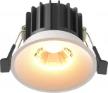Встраиваемый светильник Maytoni Round DL058-12W2.7K-W (LED, 220V, круглые)
