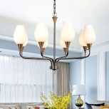 Подвесная люстра ImperiumLoft Viola-Milk01 (181911-26) (220V, на цепи)