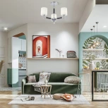 Потолочная люстра на штанге Arte Milano Napoli-2220 332220/3 CR