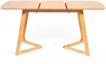 Стол раскладной VAKU (Ваку) основание бук, столешница мдф, 80x120+40x75см, Натуральный Tetchair 13987
