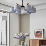 Потолочная люстра на штанге Even 6 Gray ImperiumLoft Even01 (178369-26) (220V)