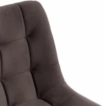 Стул CHILLY (mod. 7095-1) ткань/металл, 45x53х88 см, высота до сиденья 50 серый barkhat 26/белый Tetchair 17243