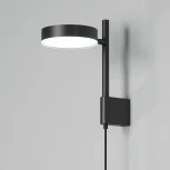 Светильник настенный светодиодный Elektrostandard Tobi 40129/LED 4000K (черный) черный (220V, выключатель, круглые)