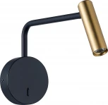 Бра Donolux Saga W111018WW3BBr (LED, 220V, выключатель)