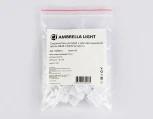 Соединитель угловой L для светодиодной ленты Ambrella Illumination GS6501 2835 12/24V (2 конт.)