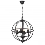 Подвесная люстра Vitaluce V4082/4 (220V, на цепи, свеча, круглые)