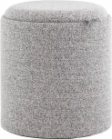 Пуф-столик с ящиком Хюгге S букле серый, Stool Group