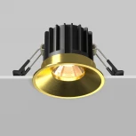 Встраиваемый светильник Maytoni Round DL058-12W3K-BS (LED, 220V, круглые)
