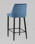 Стул полубарный Stool Group Диего велюр пыльно-синий УТ000025315