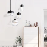 Подвесной светильник Nord C D20 White/Transparent ImperiumLoft Nord1 (101842-26) (220V, на проводе, шар)