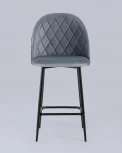 Стул полубарный Stool Group Марсель велюр серый УТ000025273
