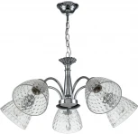 Подвесная люстра Escada Freesia 658/5PL Chrome (220V, подвески, на цепи)