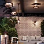 Уличный светильник подвесной Odeon Light Mavret 4961/2 (220V, круглые, IP44)