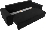Диван прямой Лига-029 (Черный/Велюр) Лига Диванов арт.121016