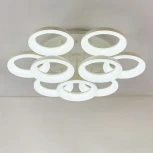 Потолочная люстра RGB Citilux Паркер Смарт CL225A190E (LED, 220V, умный дом - Алиса, Маруся, Сири, кольцо)