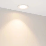 Встраиваемый точечный светильник MS-FOGGY-BUILT-R86-10W Warm3000 (WH, 60 deg, 230V) (Arlight, IP54 Металл) 044623 (LED)