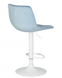Стул барный TAILOR WHITE (пудрово-голубой велюр (MJ9-74))
