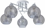 Потолочная люстра на штанге Arte Milano AMALFI 326508/5 WH+CR (220V, шар)