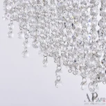 Подвесная люстра светодиодная APL LED Sicilia SH505.0.60.B.Ni.4000 (220V, хрусталь, на тросе)