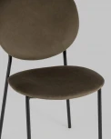 Стул велюр коричневый Stool Group УТ000035319