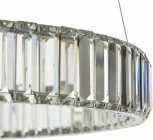 Подвесной светильник Citilux Чезаре CL338161 (регулировка яркости, LED, 220V, хрусталь, пульт управления, на тросе, кольцо)