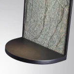 Настенный светильник светодиодный с полкой Odeon Light Giardino 7176/3WL темно-зеленый/черный/мрамор/металл IP20 LED 3W 250Лм 3000K 220V